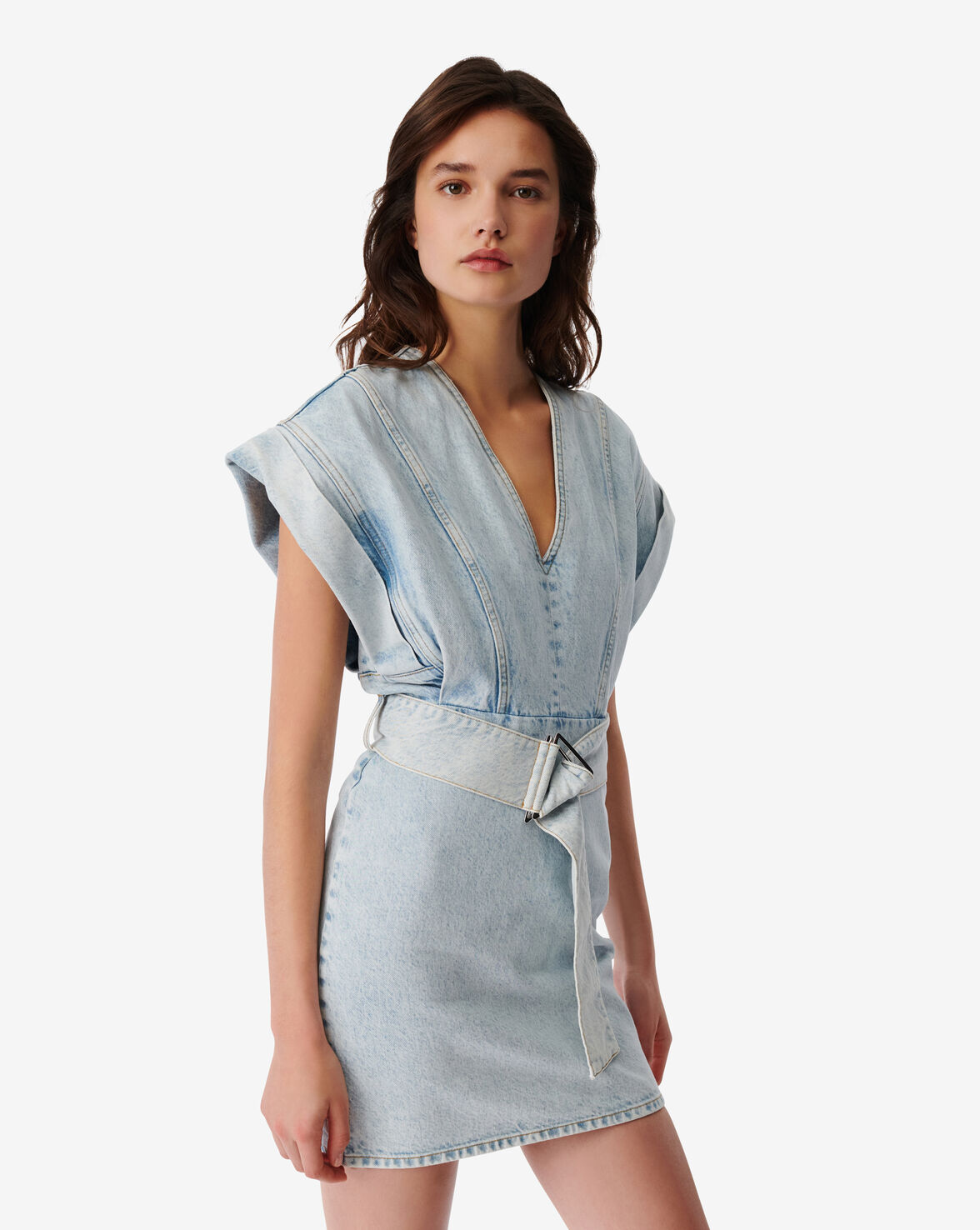 iro denim dress Women's IRO Denim Dresses