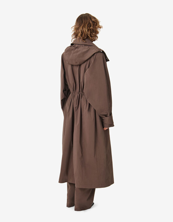 MANTEAU LONG &Agrave; CAPUCHE