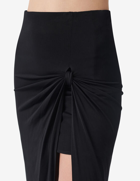 LONG ASYMMETRICAL SKIRT