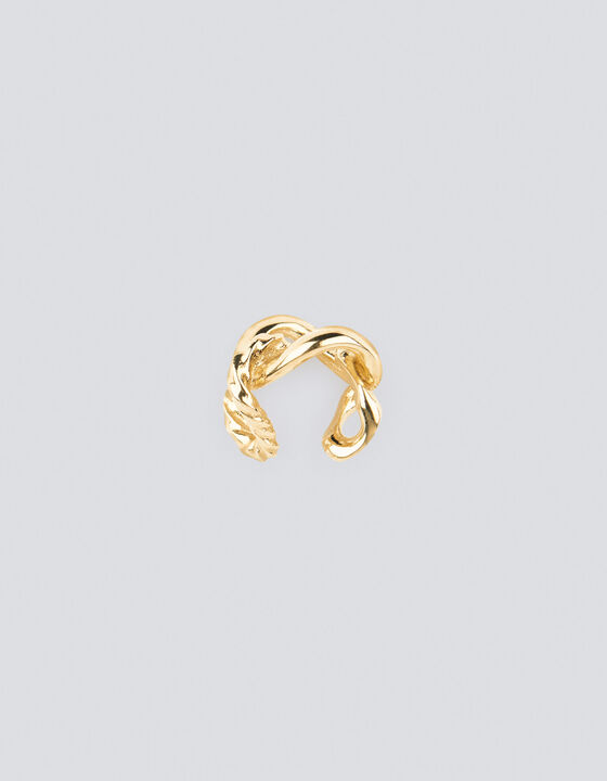 AHO GOLD-TONED EAR CUFF