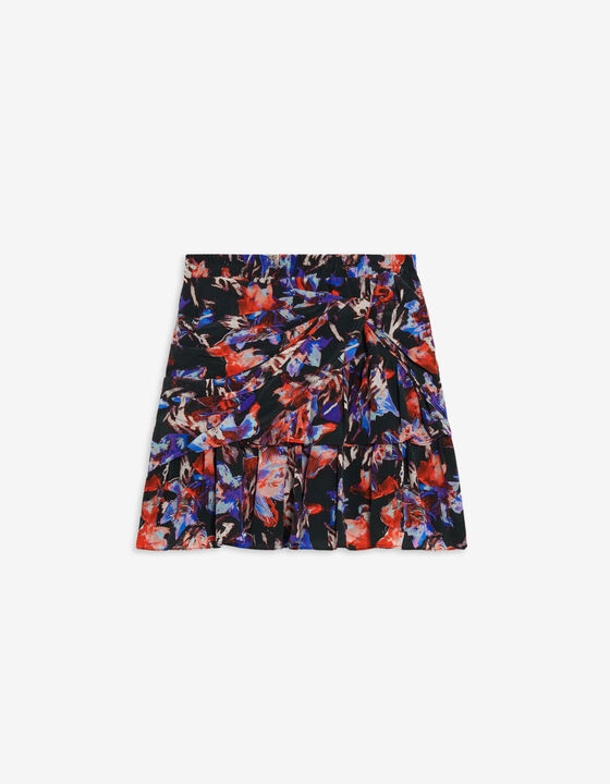 PRINTED MINI SKIRT
