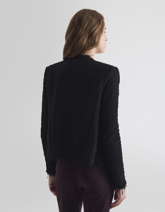 VESTE CLASSIQUE &Agrave; FRANGES