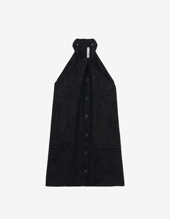 ROBE COURTE EN TWEED