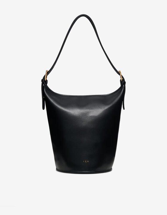 LEATHER BUCKET BAG