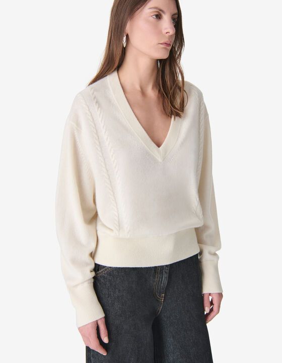 V-NECK CASHMERE SWEATER