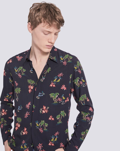 IRO WAILERS LONG SLEEVE HAWAIIAN BUTTON UP SHIRT