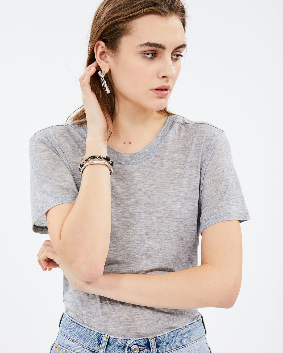 Demure T-Shirt Grey by IRO Paris