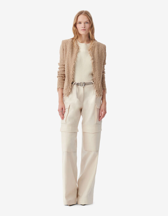 VESTE CLASSIQUE À FRANGES