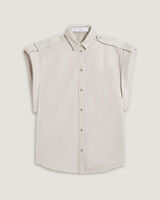 KENDO OVERSIZED LEATHER SHIRT image number null