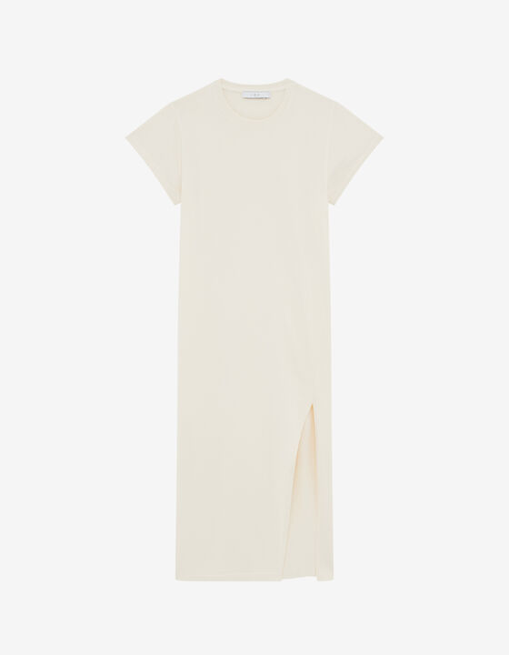 SLIT T-SHIRT DRESS