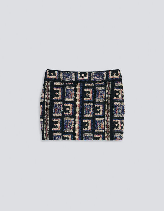 LABIN LUREX JACQUARD SKIRT