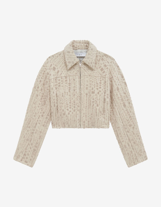 CROPPED TWEED JACKET