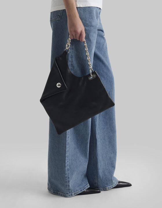 SAC PORT&Eacute; &Eacute;PAULE EN CUIR