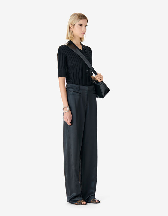 WIDE-LEG TAILORED PANTS