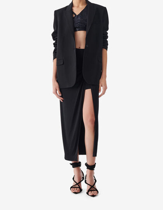 LONG ASYMMETRICAL SKIRT