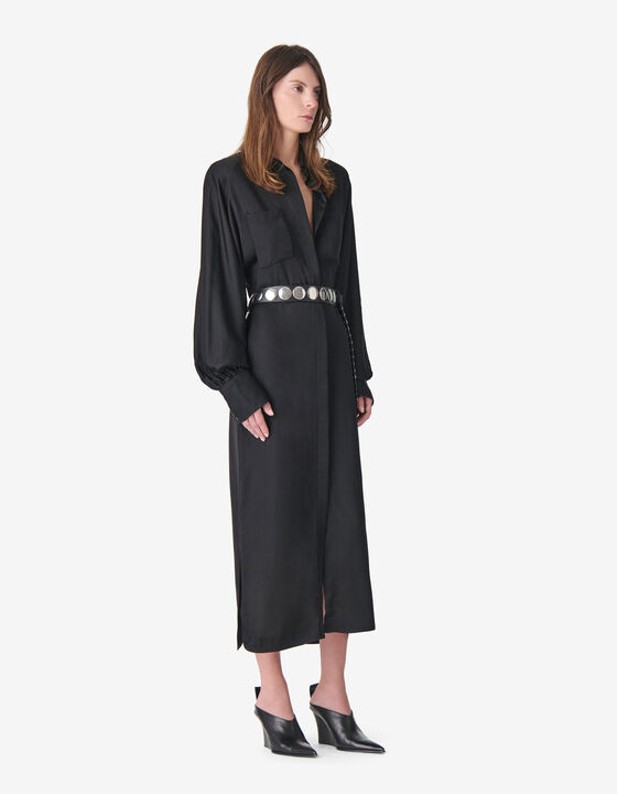 ROBE LONGUE &Agrave; &Eacute;PAULETTES