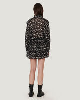 TYGA PATTERNED RUFFLE SHIRT DRESS  image number null