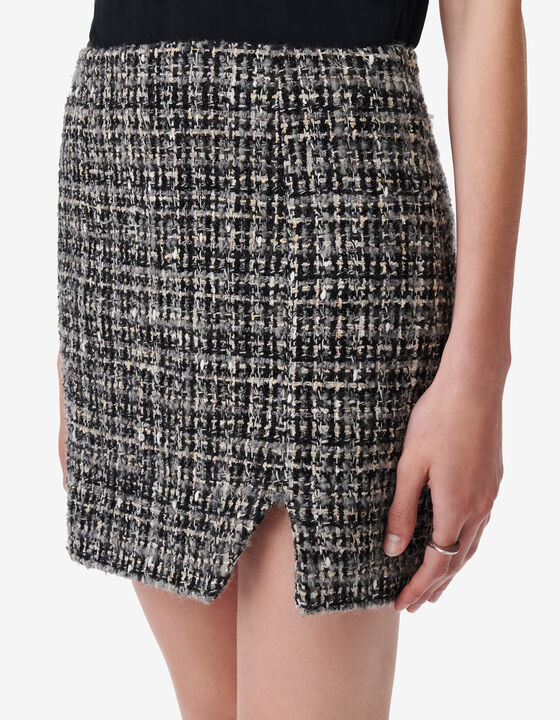 TWEED SHORT SKIRT