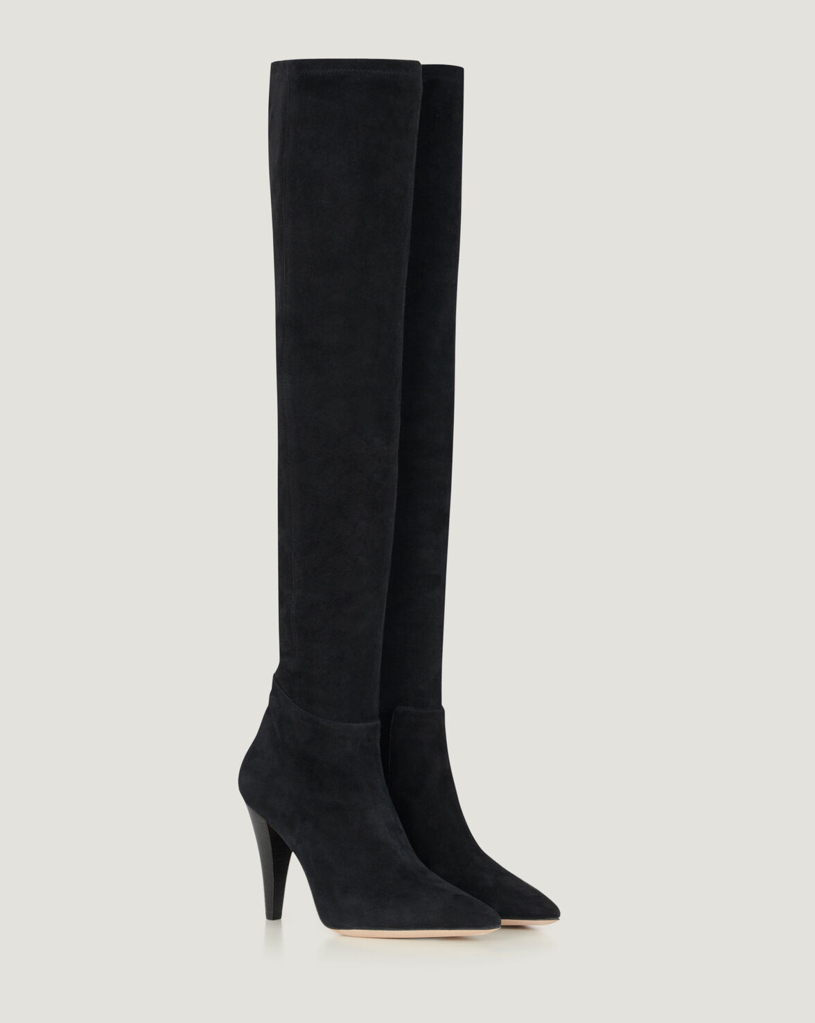 BABEL SUEDE OVER THE KNEE BOOTS image number null