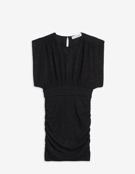 ROUND-NECK MINI DRESS