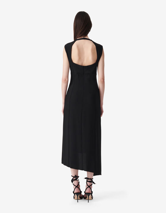 ASYMMETRICAL MIDI DRESS