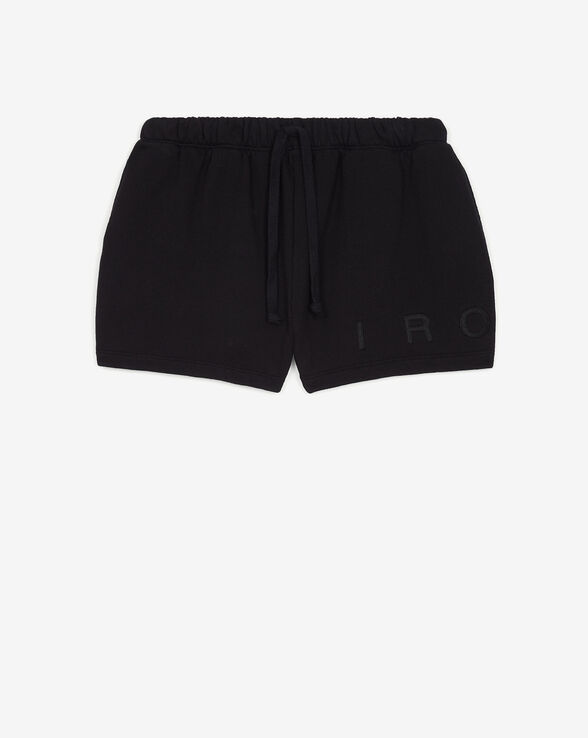 OCRESIA COTTON FLEECE LOGO SHORTS