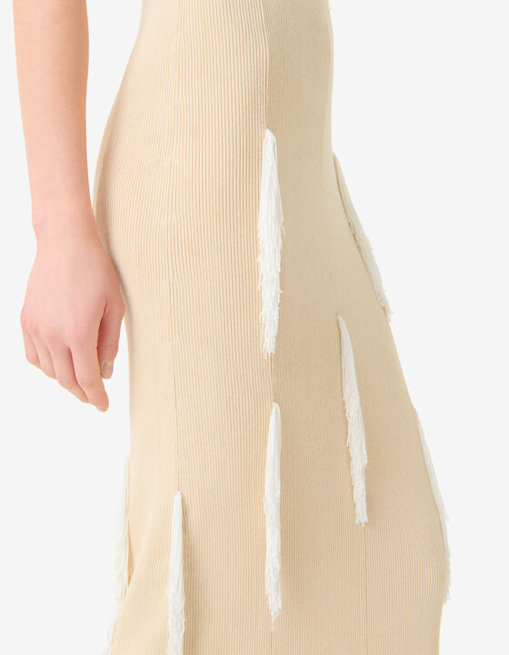 MIDI FRINGED DRESS