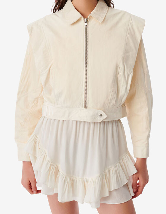 STRUCTURED LEATHER JACKET