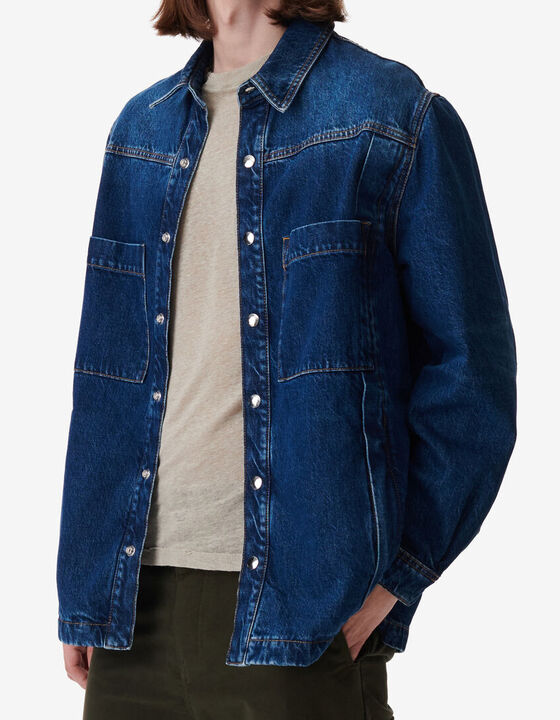 DENIM OVERSHIRT
