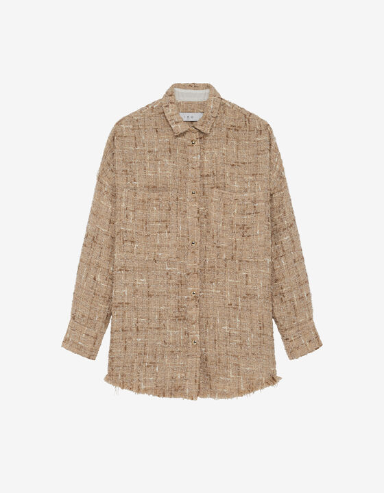 LUREX TWEED OVERSHIRT