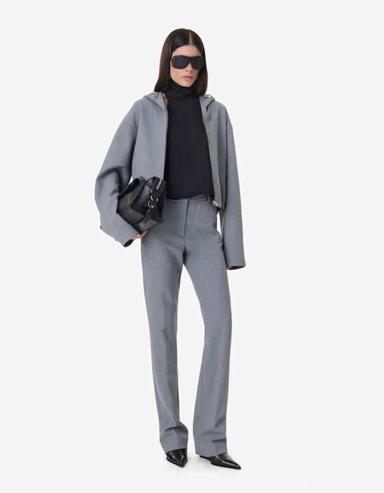 STRAIGHT-LEG SUIT PANTS