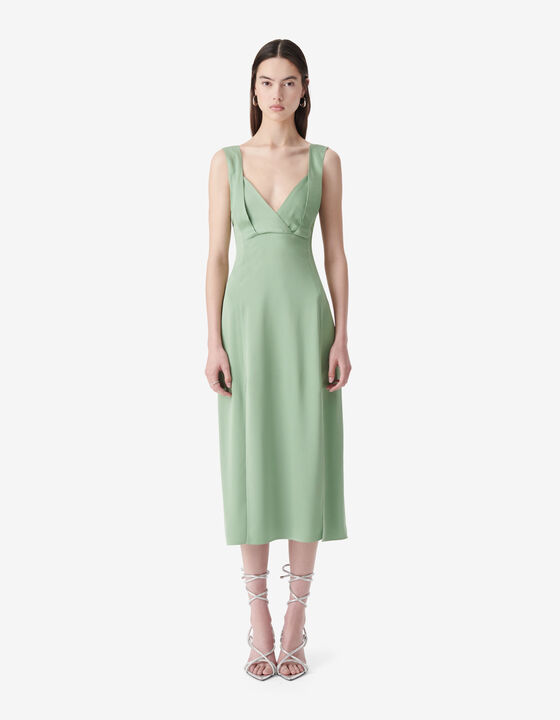 STRAPLESS MIDI DRESS