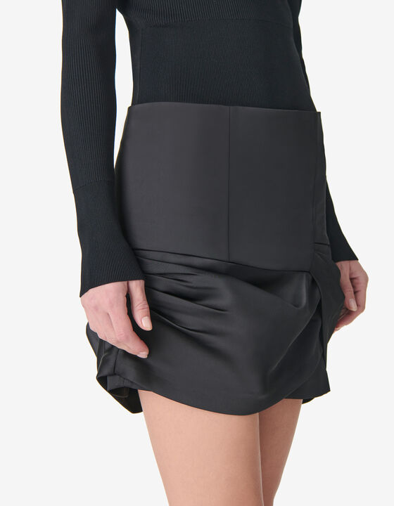 WRAPPED MINI SKIRT