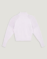 KIMBRA MOCK NECK BALLOON SLEEVE SWEATER image number null