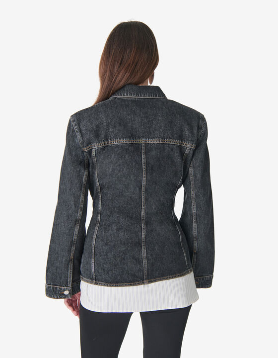 STRUCTURED DENIM JACKET