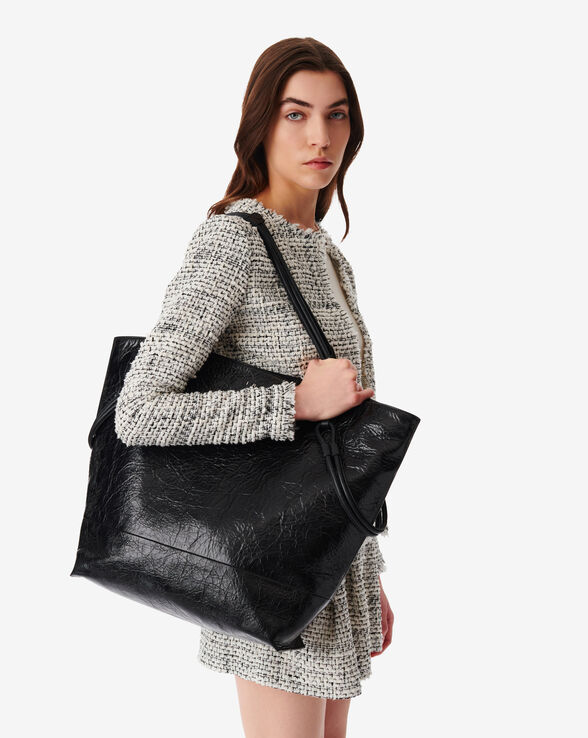 CABAS LOGO EN CUIR TOTIRO XL WRINKLED