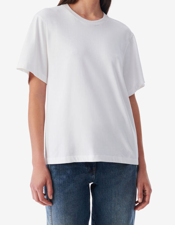 T-SHIRT COL ROND DOS OUVERT