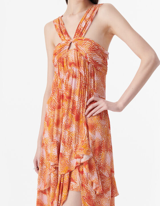 LONG PRINTED DRESS