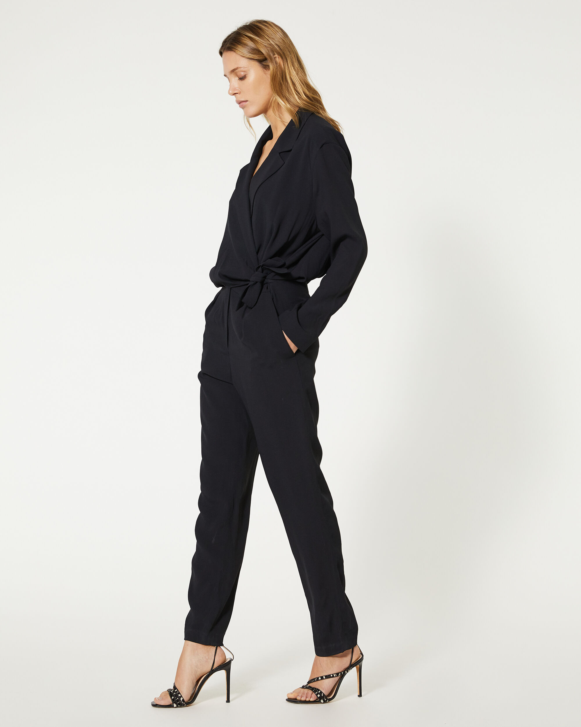 iro v neck jumpsuit
