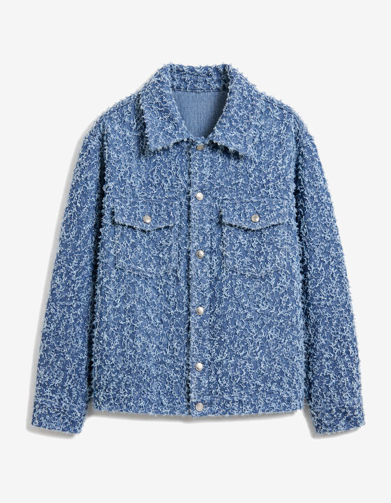 VESTE TEXTUR&Eacute;E EFFET EFFILOCH&Eacute;