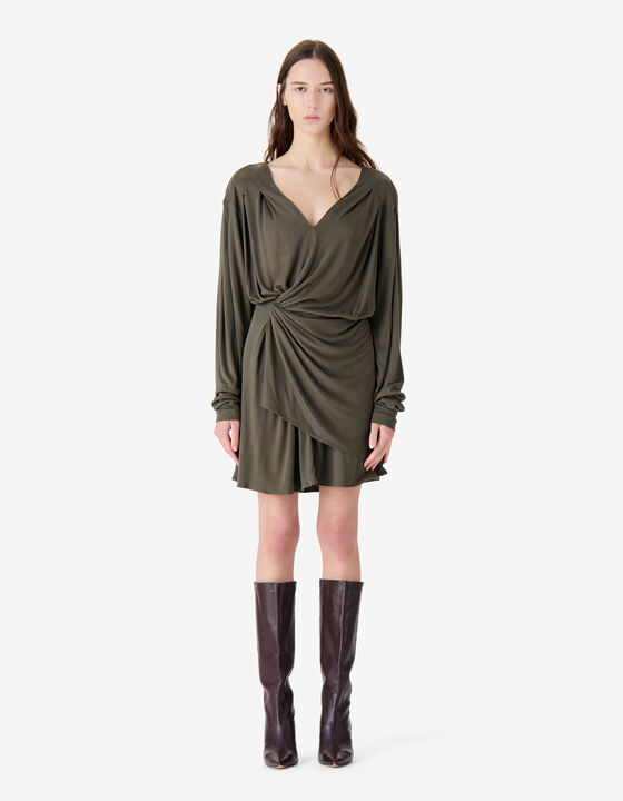 SHORT DRESS WITH LONG SLEEVES