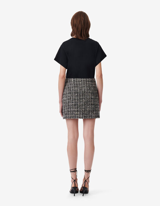 TWEED SHORT SKIRT