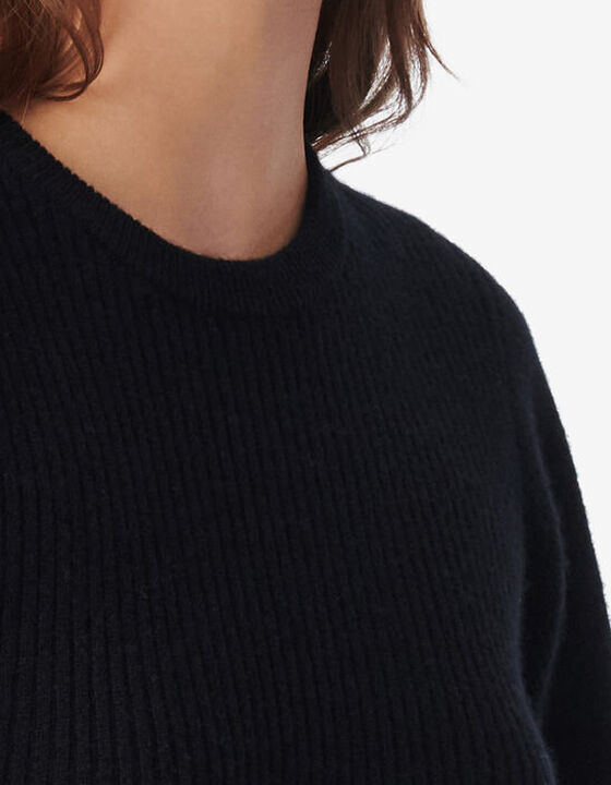CASHMERE SWEATER WITH CUT-OUTS
