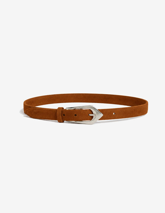 THIN SUEDE BELT
