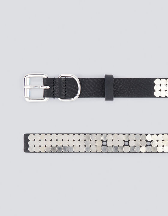 MERKLE STUDDED LEATHER BELT