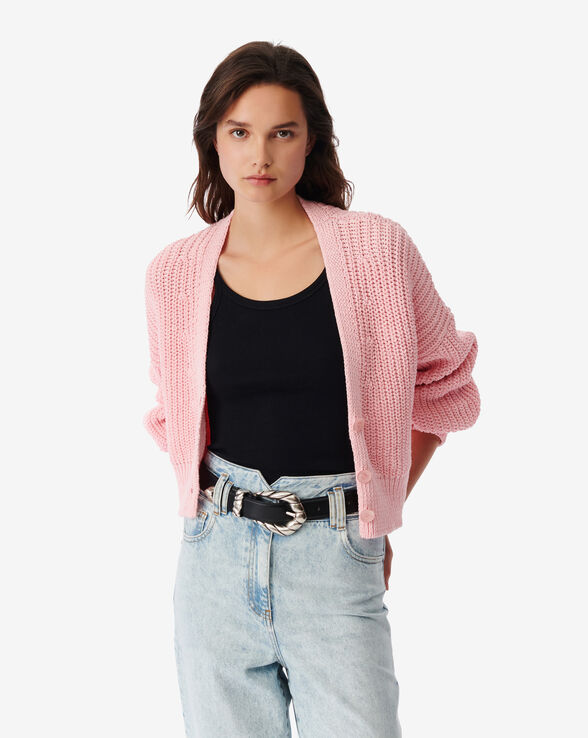 UBERTA OVERSIZED RIBBED CARDIGAN