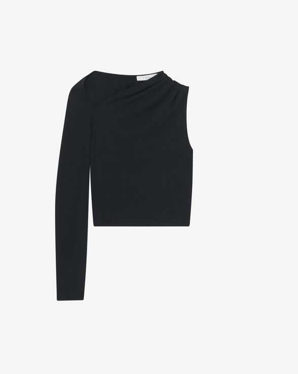 T-SHIRT RACCOURCI ASYMÉTRIQUE ILENTO
