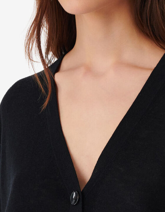 OVERSIZED V-NECK CARDIGAN