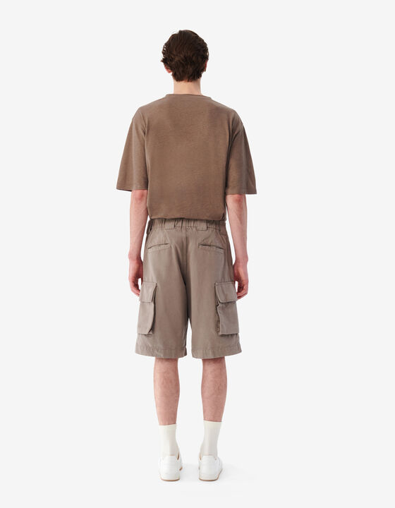 DENIM CARGO SHORTS