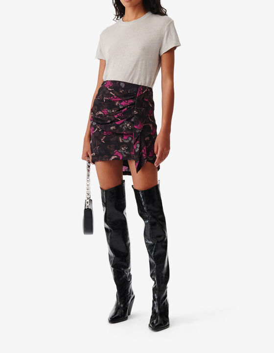 PRINTED MINI SKIRT